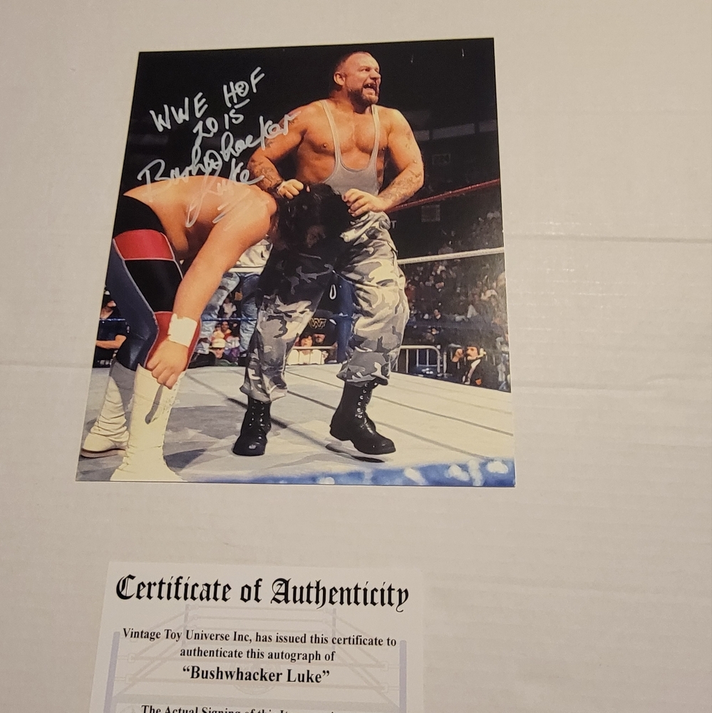 Bushwacker Luke Camo Autographed Photo with COA